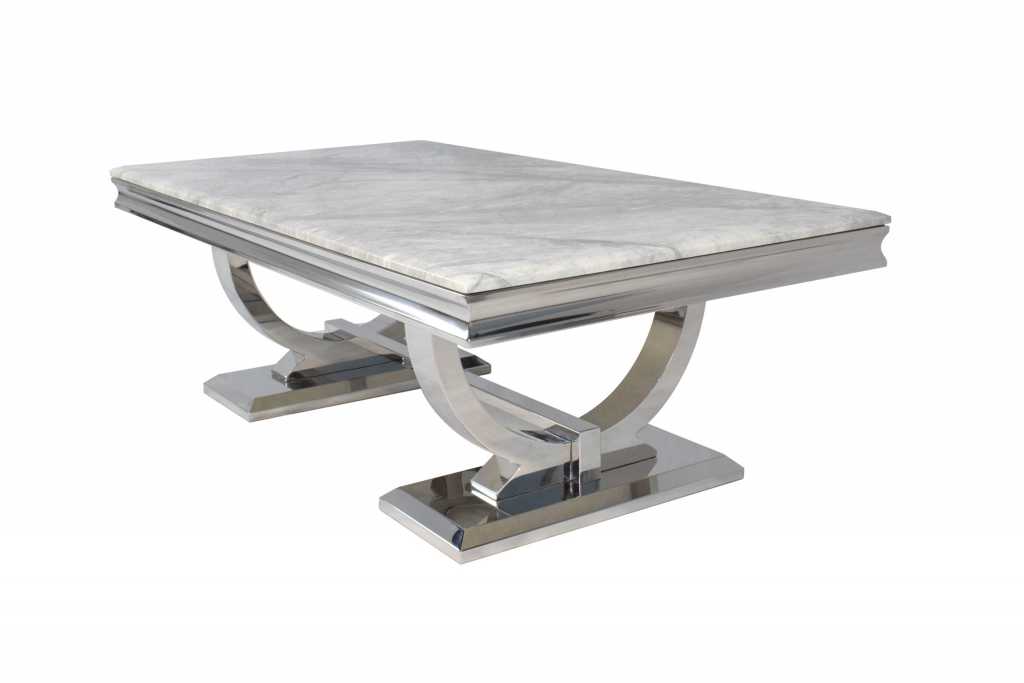 CA Grey Marble Coffee Table Affordable Furnishings